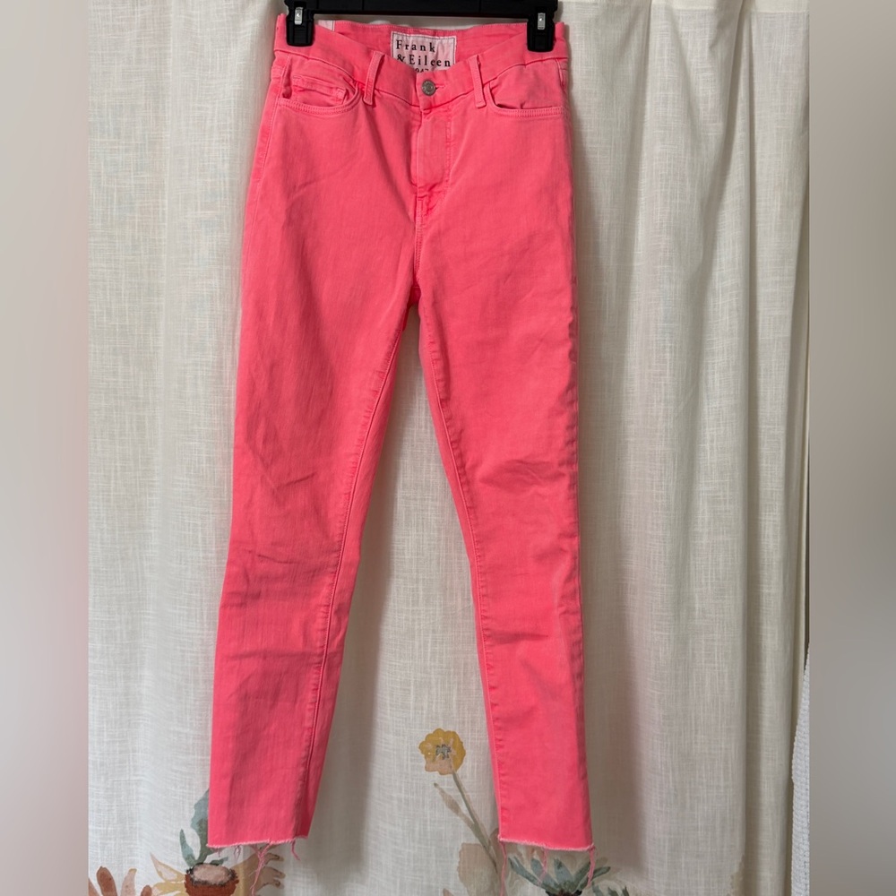 Frank & Eileen Neon Pink Skinny Jeans